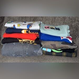 Boys Size 10/12 Shirt Lot - 10 Pieces Included